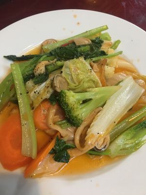 Stir fried veggies  at Phap Hy in Nha Trang
