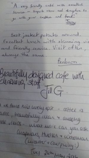 Some of our reviews at North Beach Cafe in Whitby