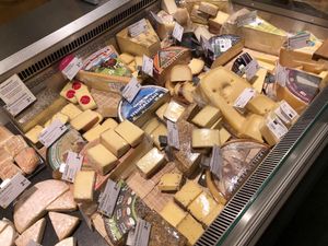 non-vegan cheese at denn's Biomarkt - Hasenheide in Berlin