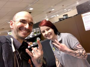 cool staff at denn's Biomarkt - Hasenheide in Berlin