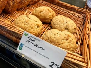 vegan scones at denn's Biomarkt - Hasenheide in Berlin