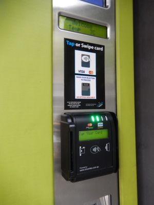 payment by card at Vegan Vending Machine in Melbourne