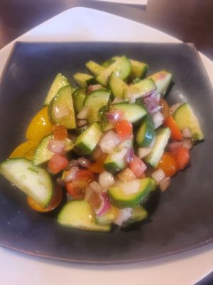 Kachumber salad at Azafran in Broomfield