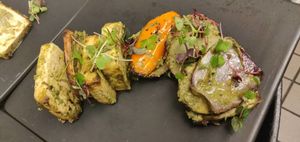 Tofu vegetable Shashlik  at Azafran in Broomfield