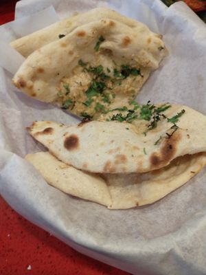 Garlic Naan at Azafran in Broomfield