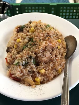 Tomato sauce risotto at Shi Shu Yi Li Italian Pasta in Tainan