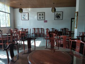 Dining area at XueFeng Temple in Fuzhou