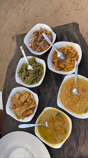 Vegetable curry for two  at Dulnetha Homestay & Restaurant in Weligama