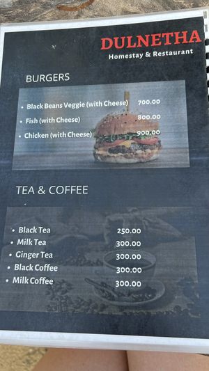 Menu  at Dulnetha Homestay & Restaurant in Weligama