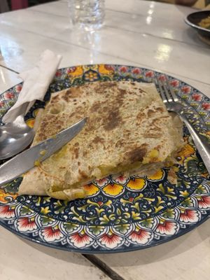 veggie rotti   at Dulnetha Homestay & Restaurant in Weligama