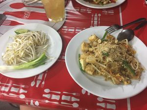 Pad Thai with tofu&veggi (for vegan ask no egg) at Koh Kaew Restaurant in Koh Samui