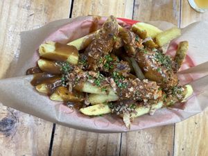 Katsu fries  at Boneface Brewing Company in Upper Hutt