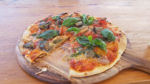 Vegan Pizza at Boneface Brewing Company in Upper Hutt