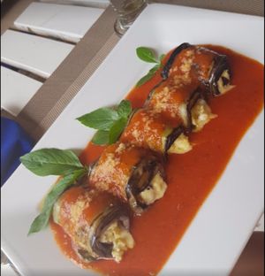 Eggplant Rollatini - A real treat to start a great meal at Mai Jo Restaurant in Phu Quoc
