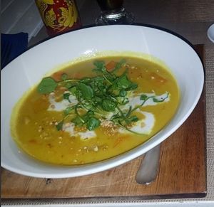 Vegan Yellow Curry - by Grandpa at Mai Jo Restaurant in Phu Quoc