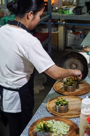 Now you know who cooks your food! at Mai Jo Restaurant in Phu Quoc