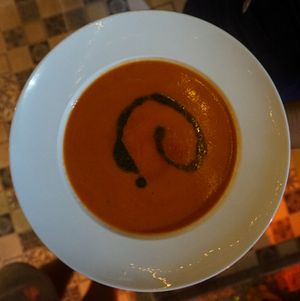 Creamy Silky Tomato Soup at Mai Jo Restaurant in Phu Quoc