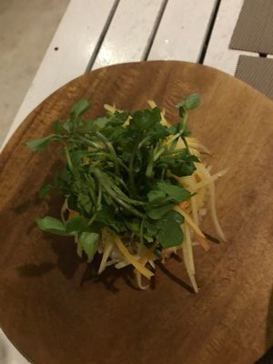Garlic Rice with Papaya Salad at Mai Jo Restaurant in Phu Quoc