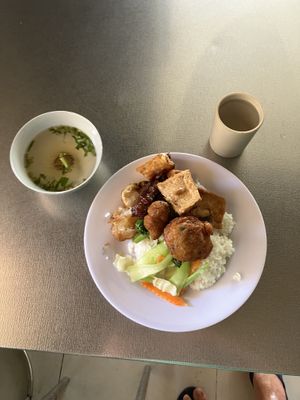 the set for 45k dong  at Tinh Tam Trai in Phu Quoc