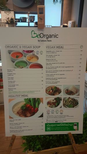 food menu at Lemon Farm - Thonglor in Bangkok