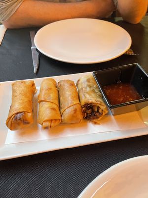 Vietnamese rolls  at El Quinto in Gijon