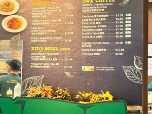 Vegan menu 3 (as of Oct 2024). Photo credit MissKiyo Be from Vegans in Singapore Facebook Group at Chawang Bistro in North Singapore