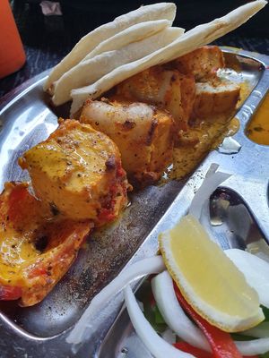 Tofu vegetarian tikka at Ulu Ulu Safari Restaurant in North Singapore