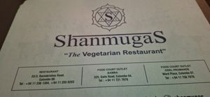  at Shanmugas in Colombo