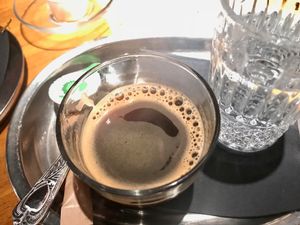 good coffee at Cafe Beguin in Brussels