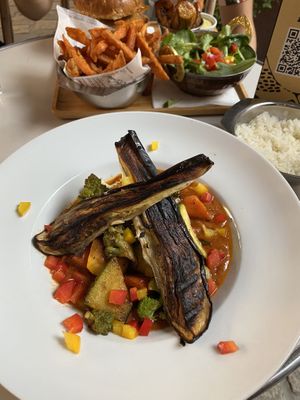 The vegetables  at Cafe Beguin in Brussels