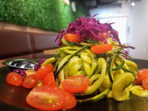 Raw Mango Avo Zoodles at Soul ALife in Central Singapore