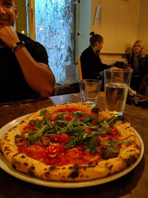 Vegan cashew ricotta at Daddy Greens Pizzabar - Humalistonkatu in Helsinki