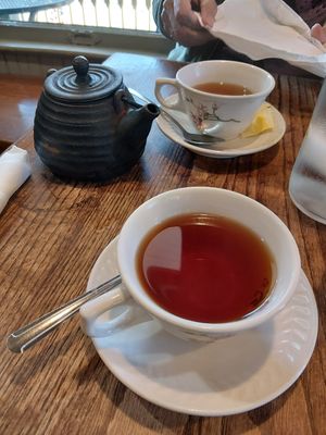 Earl Grey tea at Tomato Pie Cafe in Lititz
