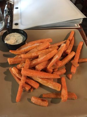  Carrot fries ❤️ at Tomato Pie Cafe in Lititz