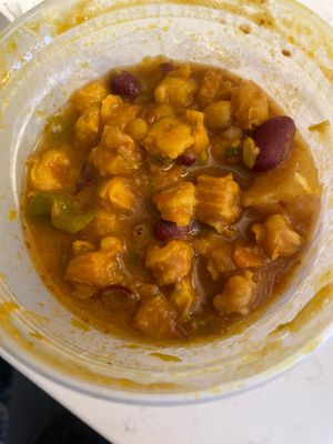 Nyoyo (corn and beans)  at Flavors of East Africa in San Diego