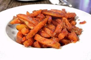 Masala Fries  at Flavors of East Africa in San Diego