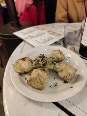 Artichokes at Officine Buona Forchetta in San Diego