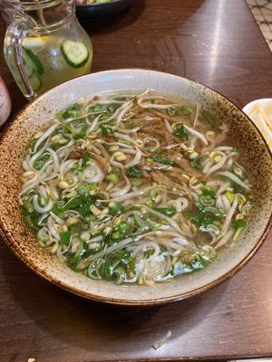 Vegan pho at Bamboo in Bratislava