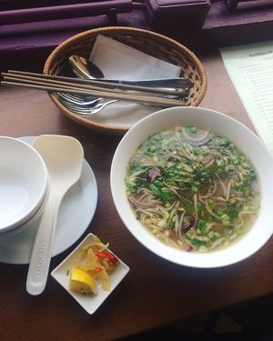 Vegan Pho at Bamboo in Bratislava