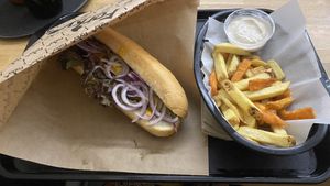 "Chicken” sandwich at Forky's - Trnava in Trnava