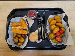 Cheese sticks, chicken nuggets  at Forky's - Trnava in Trnava
