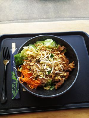 Bun Bo Nam Bo with seitan at Forky's - Trnava in Trnava