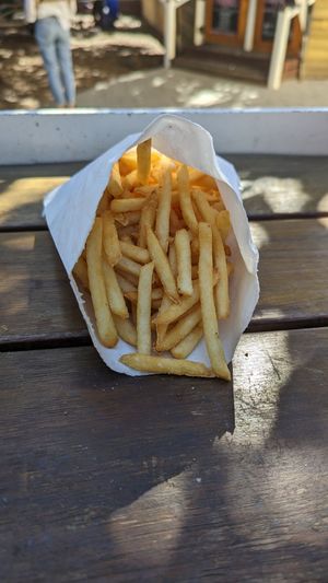 Shoestring fries at The Lane in Rottnest Island