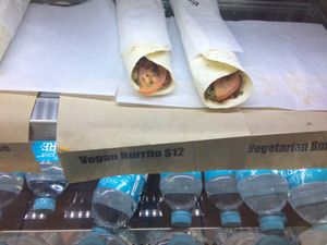 Vegan burrito at The Lane in Rottnest Island