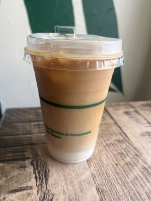 Iced oat/espresso latte   at The Bean Counter Cafe in Picton