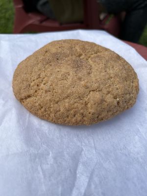 Vegan snickerdoodle (made with banana) was a nice treat on a Sunday morning   at The Bean Counter Cafe in Picton