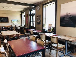 Dining area at The Bean Counter Cafe in Picton