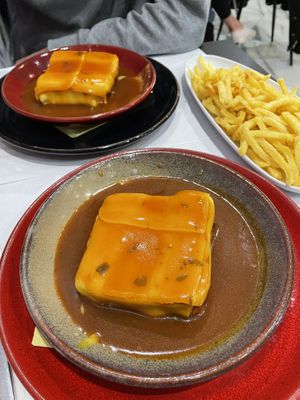 Vegan francesinha  at Casanova in Porto
