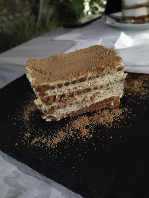 Bolo de bolacha vegan at Casanova in Porto