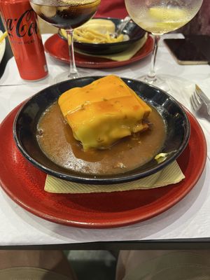 Vegan francesinha  at Casanova in Porto